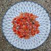 Tomate, oignon rouge, coriandre brunoise